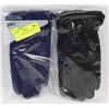 Image 1 : 2PK LADIES LEATHER GLOVES MEDIUM.