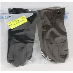 2PK LADIES LEATHER GLOVES SMALL.