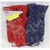 Image 1 : 2PK LADIES LEATHER GLOVES X-LARGE.