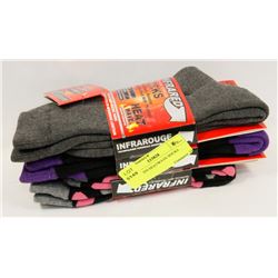 3PK LADIES HEATWAVE SOCKS