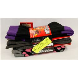 3PK LADIES HEATWAVE SOCKS