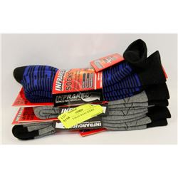 3PK MENS HEAT WAVE SOCKS.