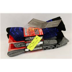 3PK MENS HEAT WAVE SOCKS.