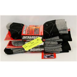 3PK MENS HEAT WAVE SOCKS.