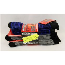 3PK MENS HEAT WAVE SOCKS.