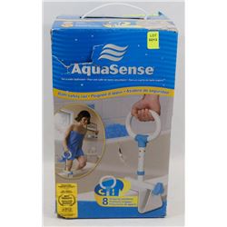 AQUA SENSE BATH SAFETY RAIL, 8 GRIPPING POSITIONS.