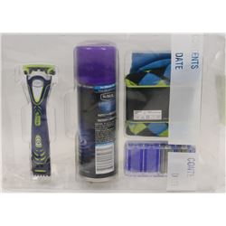 SCHICK GIFT SET, OUT OF BOX.