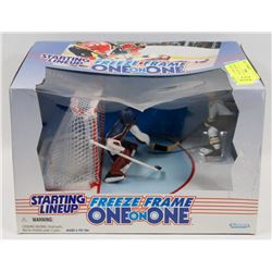 STARTING LINE UP JAGR VS ROY HOCKEY DISPLAY