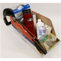 BOLT CUTTERS WITH  ASSORTED TOOLS AND MORE