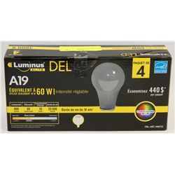 BOX OF 4 LED LIGHTS