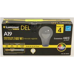 BOX OF 4 LED LIGHTS