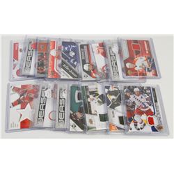 LOT OF 16 UPPER DECK JERSEY HOCKEY CARDS - ASST