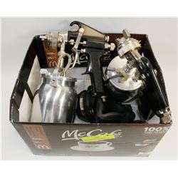 NEW 2 POWER FIRST PAINT SPRAYERS PAINT MASK FILTER