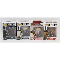 LOT OF 4 FUNKO POPS