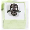 Image 1 : SILVER TONE ADJUSTABLE SKULL RING