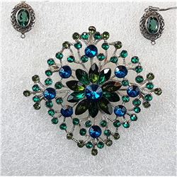 5)  STERLING SILVER DROP EARRINGS