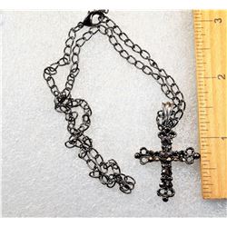 13)  BLACK RHODIUM PLATED