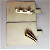 Image 1 : LOT OF 2 GOLD FILLED CHARMS INCLUDING A SKATE AND