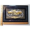 Image 2 : 18)  HAND PAINTED PORCELAIN TILE OF AZTEC