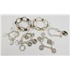 Image 1 : LOT OF 6 SILVER TONE BRACELETS