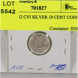 AUSS 1942 CVI SILVER 10 CENT COIN