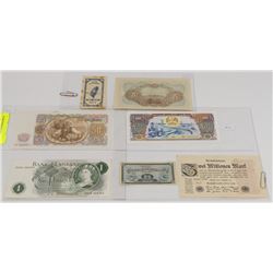 LOT OF ASSORTED WORLD BILLS
