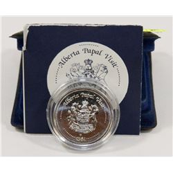 1984 POPE JOHN PAUL ALBERTA VISIT MEDALLION