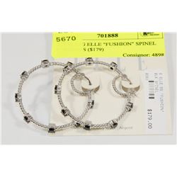 STERLING ELLE "FUSHION" SPINEL EARRINGS ($179)