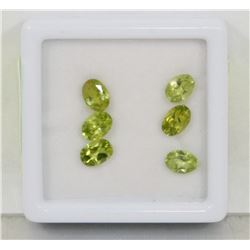 #11- NATURAL GREEN PERIDOT GEMSTONES  5CT