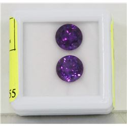 #1-NATURAL PURPLE AMETHYST GEMSTONES 4CT