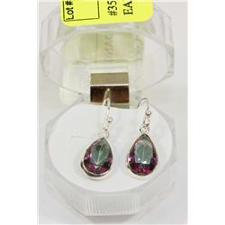 #35- RAINBOW MYSTIC DANGLING EARRINGS