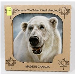 MADE IN CANADA 6" X 6" CERAMIC TILE/ WALL HANGING