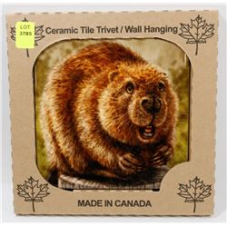 MADE IN CANADA 6" X 6" CERAMIC TILE/ WALL HANGING