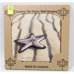 MADE IN CANADA 6" X 6" CERAMIC TILE/ WALL HANGING