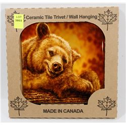 MADE IN CANADA 6" X 6" CERAMIC TILE/ WALL HANGING