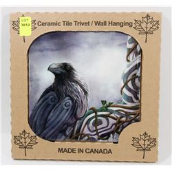 MADE IN CANADA 6" X 6" CERAMIC TILE/ WALL HANGING