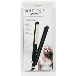 CONAIR BOUTIQUE 1" STRAIGHTENER, BLACK.