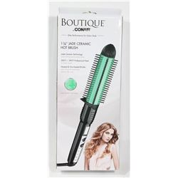 CONAIR BOUTIQUE 1.25" JADE CERAMIC HOT BRUSH.