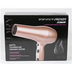 CONAIR INFINITI PREMIER CERAMIC HAIR DRYER, MATTE