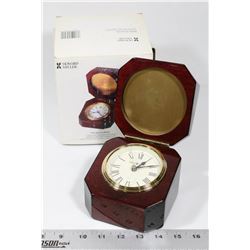 NEW HOWARD MILLER ROSE WOOD DESK CLOCK