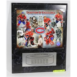 MONTREAL CANADIENS TRADITION OF EXCELLENCE