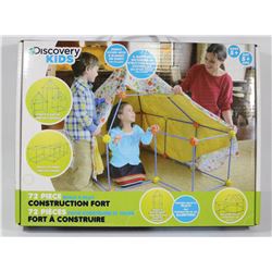 DISCOVERYKIDS 72 PIECE CONSTRUCTION FORT