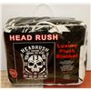 Image 1 : NEW! "HEADRUSH" LUXURY PLUSH BLANKET (QUEEN)