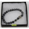 Image 1 : NEW! "OWL" NATURAL LAVA STONE BEADS BRACELET