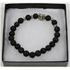 Image 1 : NEW! "OWL" NATURAL LAVA STONE BEADS BRACELET