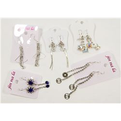 NEW! 5 PAIRS OF DESIGNER FASHION EARRINGS
