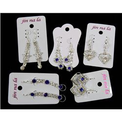 NEW! 5 PAIRS OF DESIGNER FASHION EARRINGS