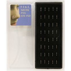 NEW! 40PC ANTI-ALLERGIC SURGICAL NOSE RINGS