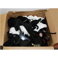 LARGE BOX OF ASSORTED CLOTHING