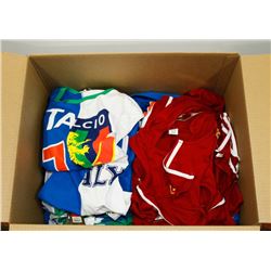 LARGE BOX OF ASSORTED CLOTHING